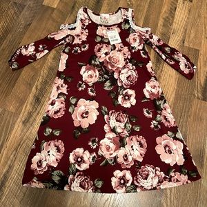 NWT Girls size 10 Cold shoulder dress/tunic
